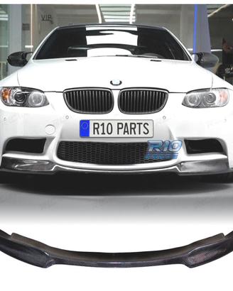 SPOILER LIP BMW E90 E92 E93 LOOK M3 FIBRA DI CARBO