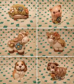 cane maiale capretta mucca fattoria presepe thun 