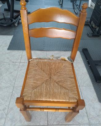 5 sedie in legno da cucina