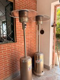 COPPIA DI FUNGHI RISCALDANTI A GAS DA ESTERNO