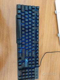 Tastiera gaming retroilluminata 