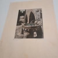 Serigrafia su seta Giuseppe D'Amico