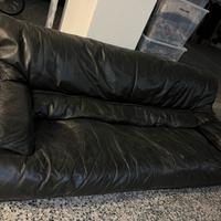 Divano vintage pelle 3 sedute