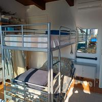 letto Ikea in metallo