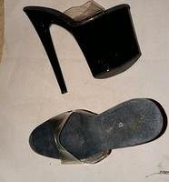 Sabot nr 39 con tacchi alti 21 cm
