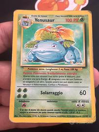 Venusaur holo set base vintage