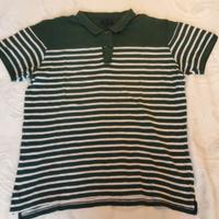 T-Shirt Maglietta UOMO Bianco-Verde - Tg. 3XL Tagl