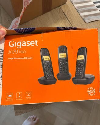 Gigaset A170 Trio – 3 Cordless – Senza batterie