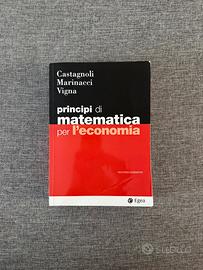 Libro “Principi di matematica x l’economia”