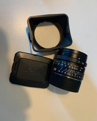 Obiettivo leica leitz summicron 28 f 2 per leica M