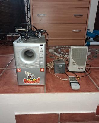 Subwoofer alimentazione 220volts  marca Trevi 