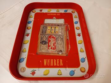 VECCHIO VASSOIO PUBBLICITARI BIRRA WUHRER VINTAGE 