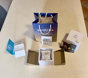 Omega x swatch bianco limited edition