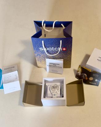 Omega x swatch bianco limited edition