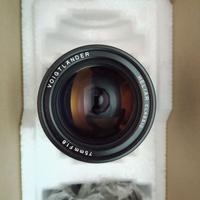 Voigtlander Heliar Classic 75 f 1.8 NUOVO Leica M