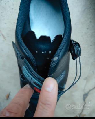scarpe da bici con attacco 