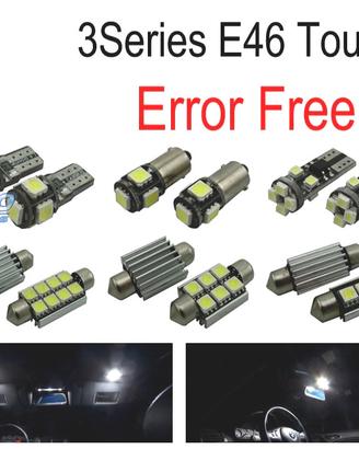 KIT 18 LAMPADE LED INTERNE BMW SERIE 3 E46 WAGON T