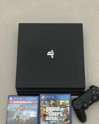 Ps4 pro + 2 giochi e controler
