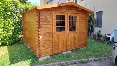 CASETTA DI LEGNO TOSCANINA 300x300x222h spess.28mm