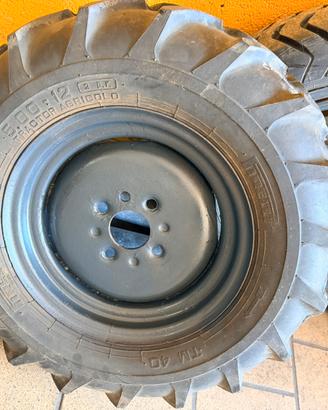 Gomme + cerchi 5.00 r12 per motocoltivatore