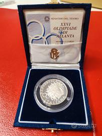 Moneta Argento 1000 Lire olimpiadi Atlanta 1996