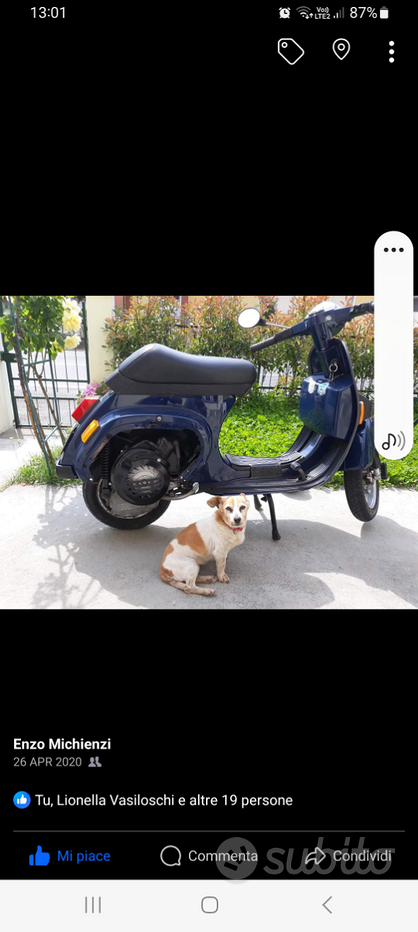 Vendo Piaggio Vespa PK 50 S Electronic d'epoca a Aglie' (codice 9360414) 