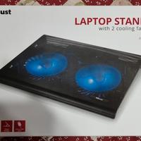 Base raffreddata Trust per laptop 17"