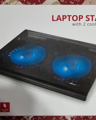 Base raffreddata Trust per laptop 17"