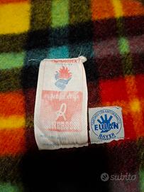 Plaid Vintage LANEROSSI "Thermotex" in Pura Lana