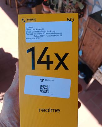 smartphone Realme 14X 5 g nuovo sigillato imballat