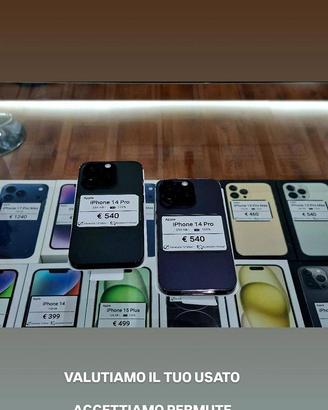 IPHONE 14 PRO 256GB batteria 100%