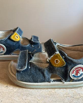 Sandali estivi Falcotto jeans 23 bambino bambina