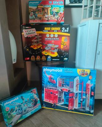 PLAYMOBIL + MAXI GARAGE