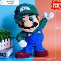 LS9012 Puzzle 3d Simil Lego Super Luigi 