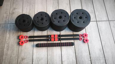 Pesi manubri e bilanciere 30kg