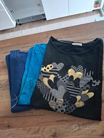  T-SHIRT E MAGLIA  SEMI NUOVE S/M 