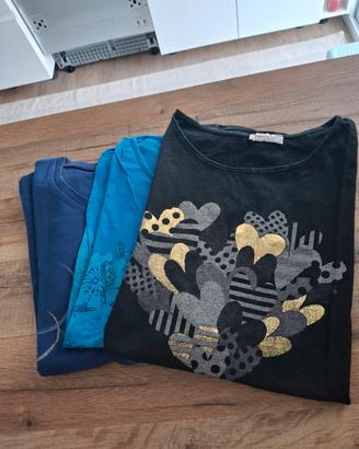 T-SHIRT E MAGLIA  SEMI NUOVE S/M 