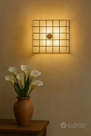 Plafoniera in madreperla artigianale molto bella.