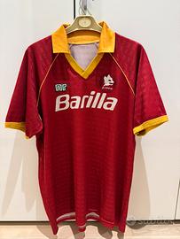 Maglia AS Roma Ennerre Barilla 1990/1991 originale