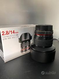 Samyang 14mm f/2.8 - Lente Grandangolare