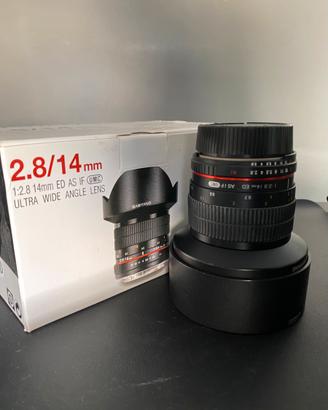 Samyang 14mm f/2.8 - Lente Grandangolare