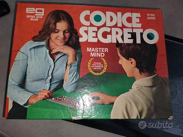 Gioco da tavolo Eg 1978 codice segreto
