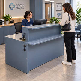 SCRIVANIA RECEPTION GRIGIA 54099