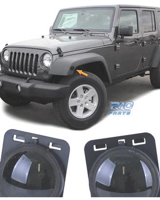FRECCIE LATERALI JEEP WRANGLER JK 07-17 LED NERO
