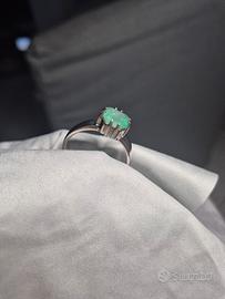 ANELLO CON SMERALDO COLOMBIANO