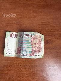1000 lire di carta