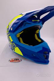 Casco Acerbis Profile 4 Blu-giallo fluo (M)