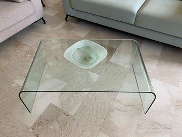 Tavolino in cristallo