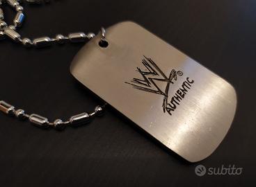 Piastrine Militari WWE Autentiche Jon Moxley Sport