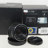 7ARTISAN 25mm f1.8 per Sony E-mount